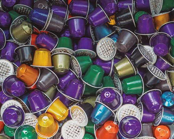 Perth, Western Australia - June 24th 2016: Used Nespresso Coffee Pods